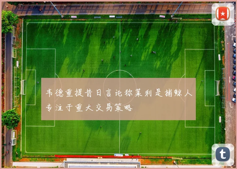 韦德重提昔日言论称莱利是捕鲸人专注于重大交易策略